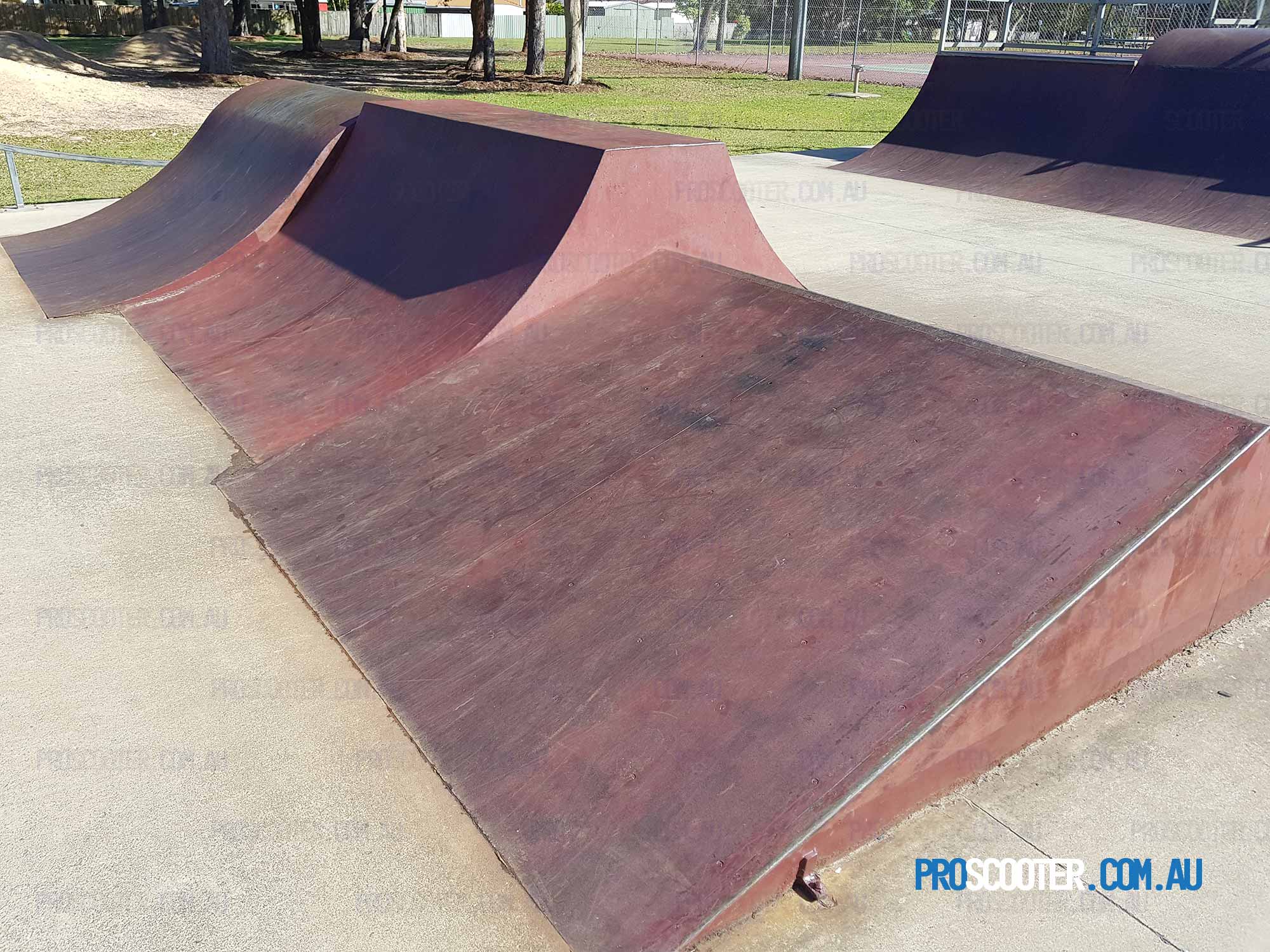 Prefab combo box at Jacobs Well Skate Park