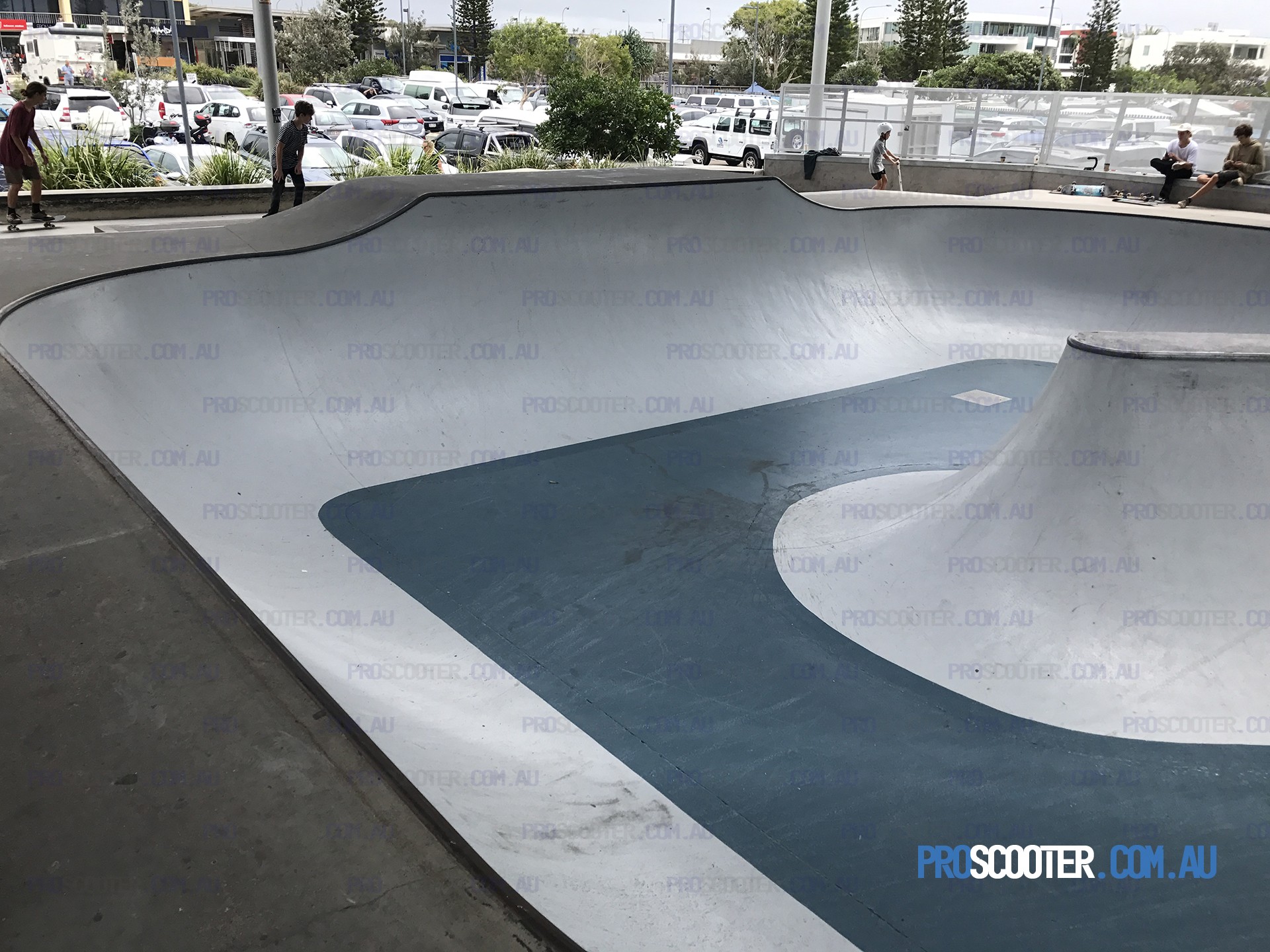 Coolum Skatepark concrete bowl